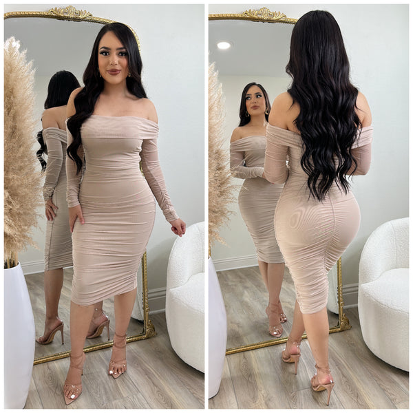 Tiffany Dress (Nude)