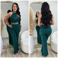 Paris Jumpsuit (Hunter Green)