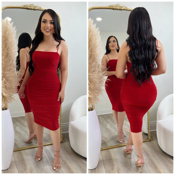 Kiara Dress (Red)