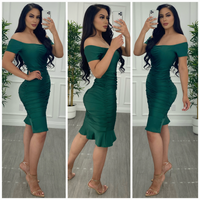 Meant To Be Dress (Hunter Green)