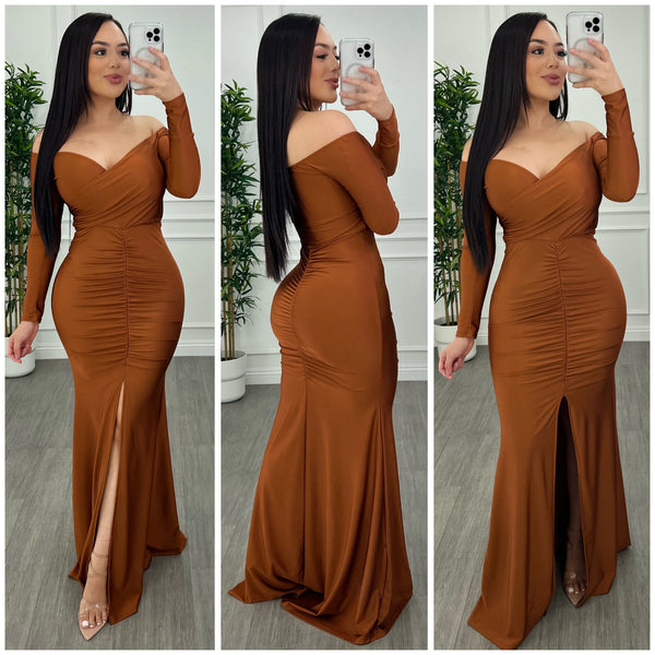 Queen Vibes Gown (Copper)
