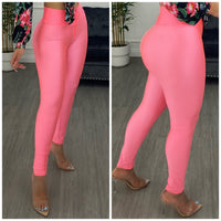 Luxe Leggings (Hot Pink)