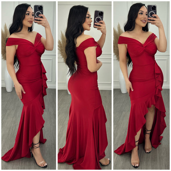 Romantic Nights Gown (Red)