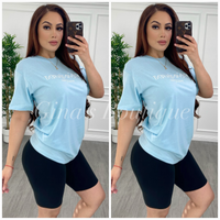 Yvette T-Shirt (Baby Blue)