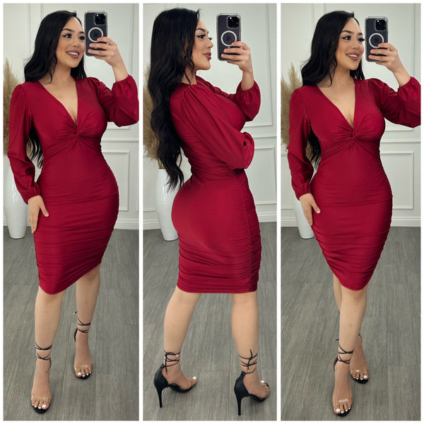 Cover Girl Dress (Red)