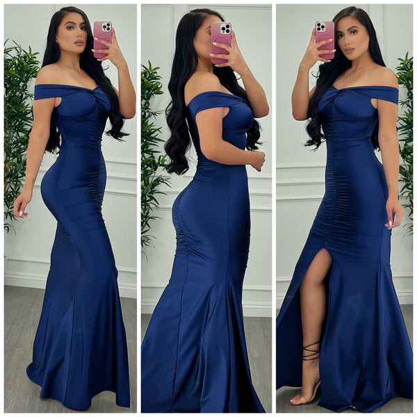 Gala Gown (Navy Blue)