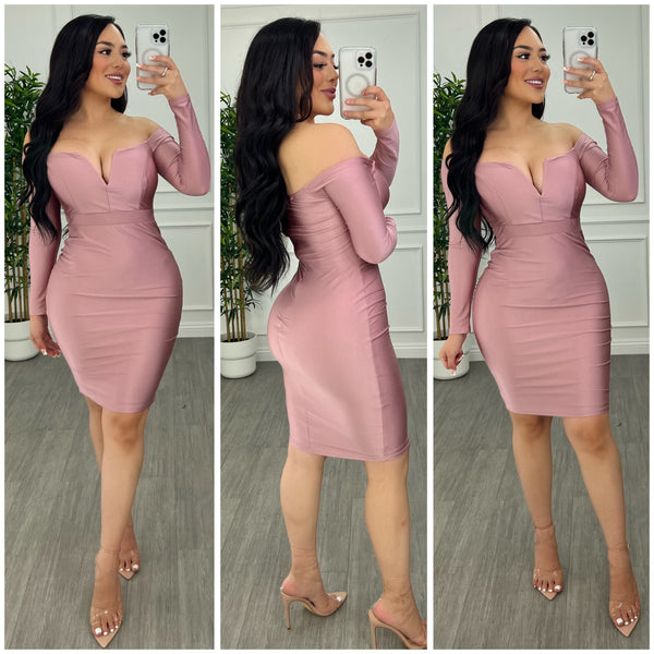 Obsession Dress (Mauve)