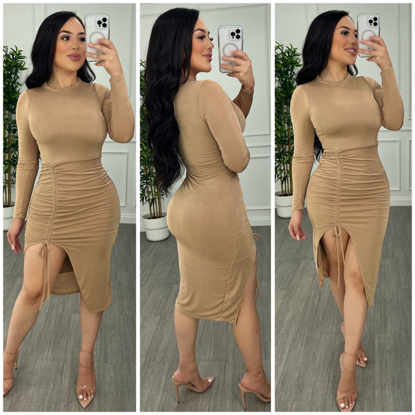 Always Perfect Dress (Taupe)