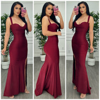 Sexy Lady Dress (Burgundy)