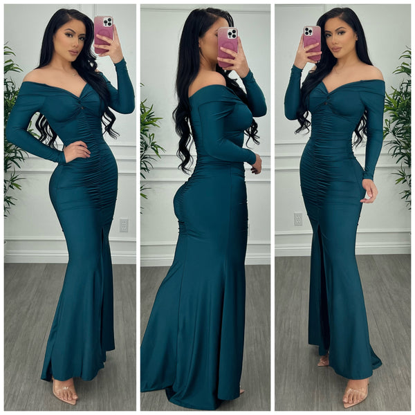 Glamourous Night Gown (Teal)
