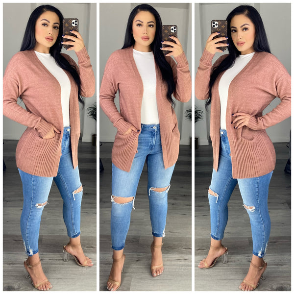 Janelle Cardigan (Pink)