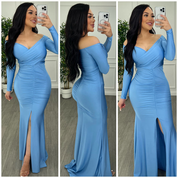 Queen Vibes Gown (Blue)