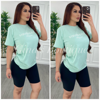 Yvette T-Shirt (Mint Green)